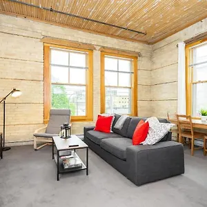 New York Style Loft With Parking Exchange District Coffee Gym Apartment